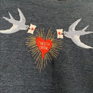 Cute Lochers Paris “I Need a Drink” sweater